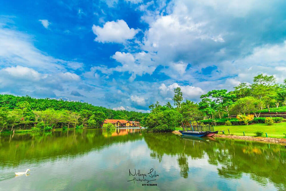 Ratnapura lake Serenity Hotel View with Lake